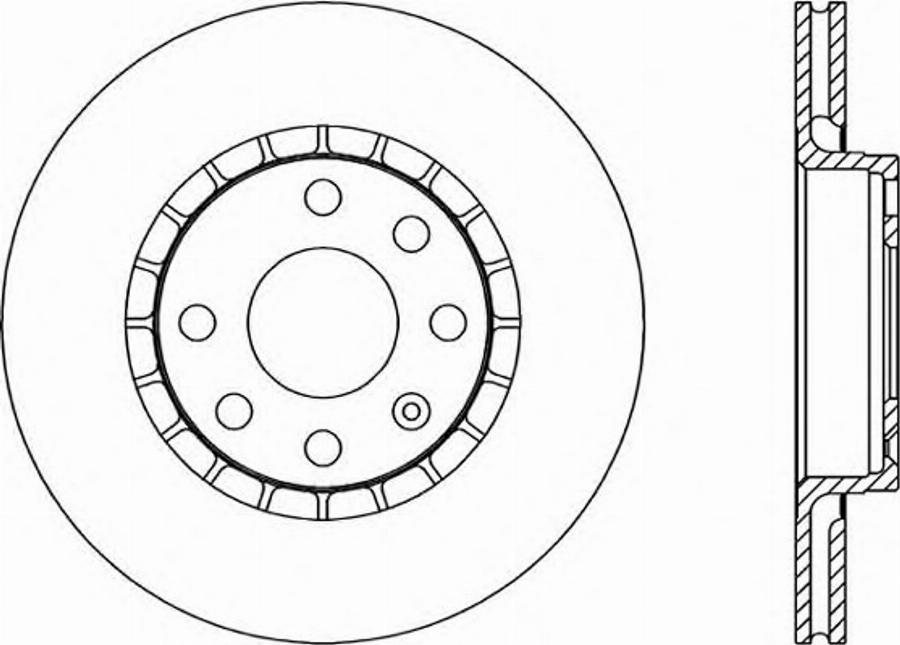 Open Parts BDR1415.20 - Kočioni disk www.molydon.hr