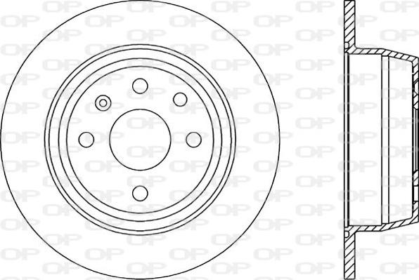 Open Parts BDR1416.10 - Kočioni disk www.molydon.hr