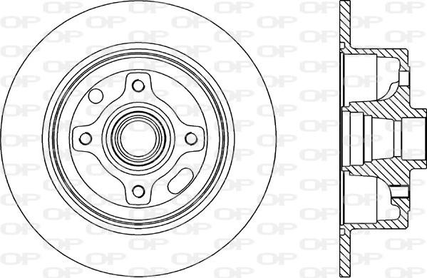 Open Parts BDR1413.10 - Kočioni disk www.molydon.hr