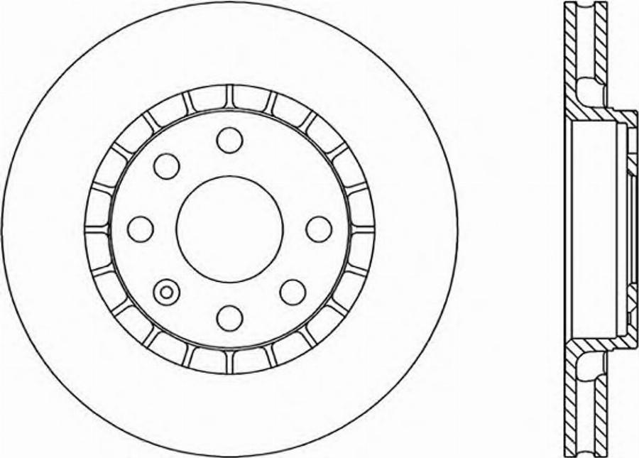 Open Parts BDR1412.20 - Kočioni disk www.molydon.hr