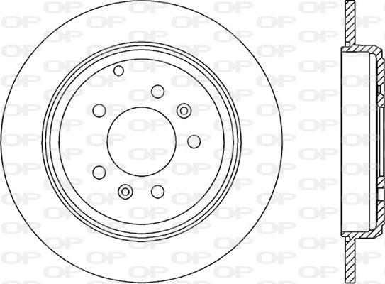 Open Parts BDR1434.10 - Kočioni disk www.molydon.hr