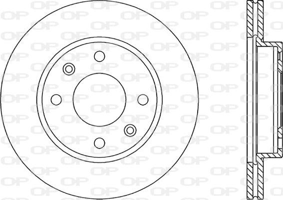 Open Parts BDR1430.20 - Kočioni disk www.molydon.hr