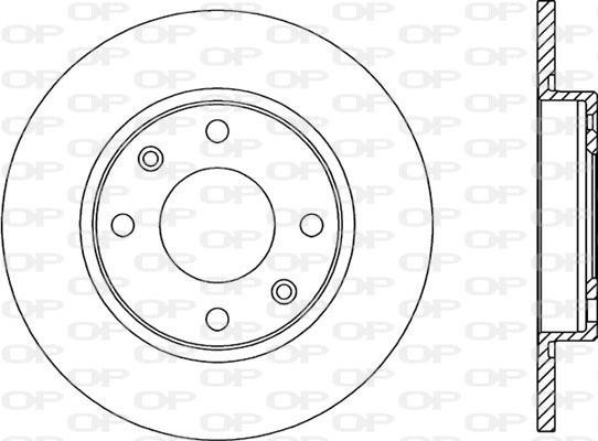 Open Parts BDR1431.10 - Kočioni disk www.molydon.hr