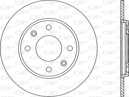 Open Parts BDR1433.10 - Kočioni disk www.molydon.hr