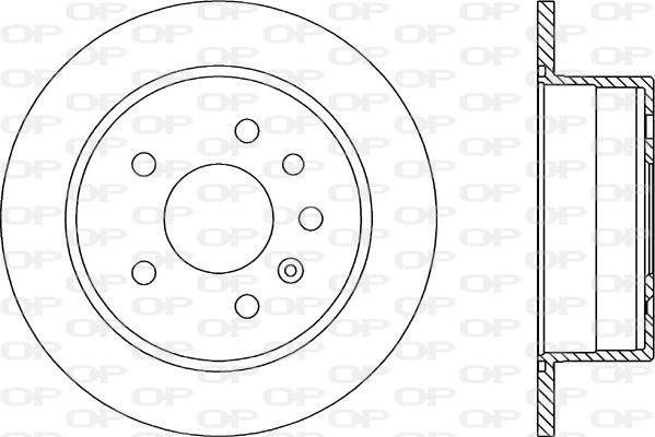 Open Parts BDR1421.10 - Kočioni disk www.molydon.hr