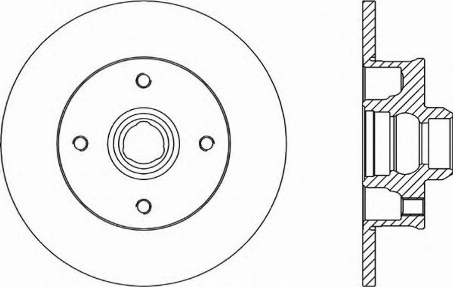 Open Parts BDR1583.10 - Kočioni disk www.molydon.hr