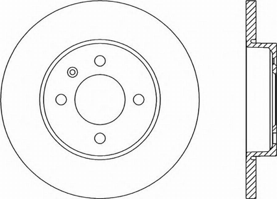 Open Parts BDR1582.10 - Kočioni disk www.molydon.hr