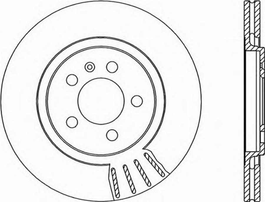 Open Parts BDR1587.20 - Kočioni disk www.molydon.hr