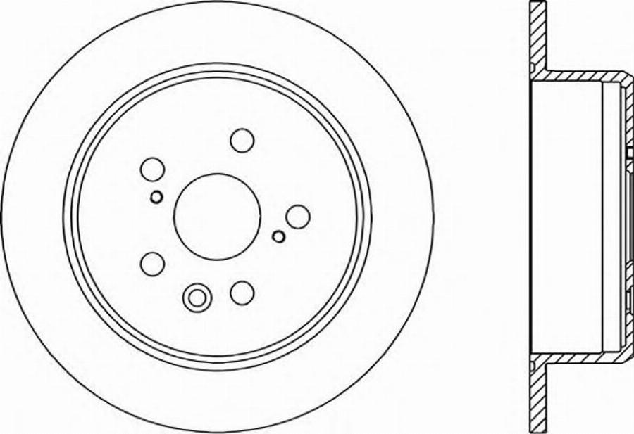 Open Parts BDR1535.10 - Kočioni disk www.molydon.hr