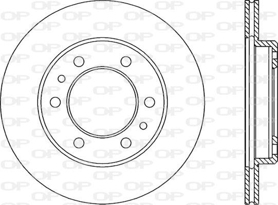 Open Parts BDR1527.20 - Kočioni disk www.molydon.hr