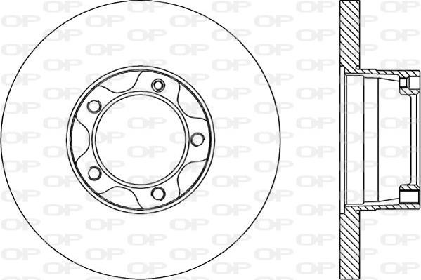 Open Parts BDR1578.10 - Kočioni disk www.molydon.hr