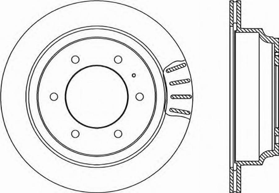 Open Parts BDR1654.20 - Kočioni disk www.molydon.hr