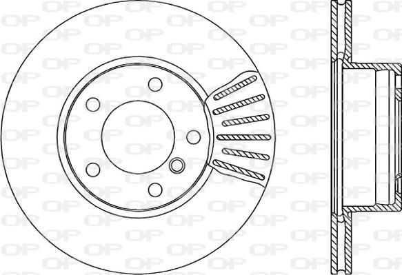 Open Parts BDR1669.20 - Kočioni disk www.molydon.hr