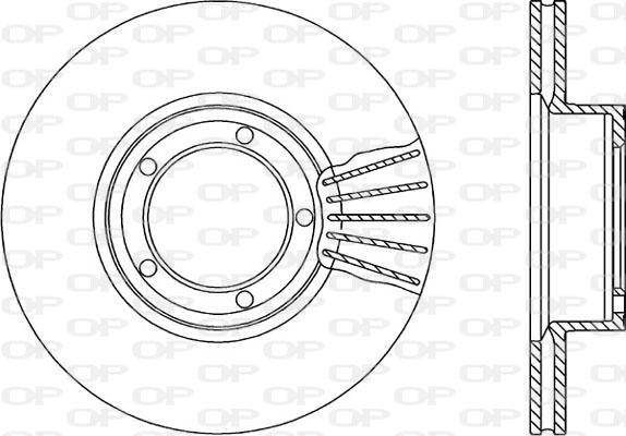 Open Parts BDR1664.20 - Kočioni disk www.molydon.hr