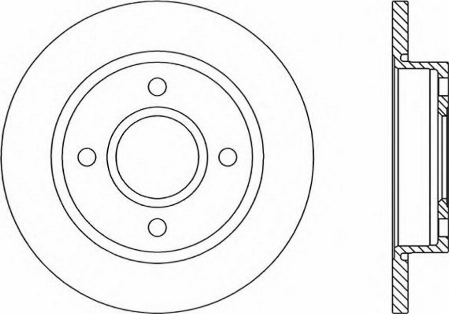 Open Parts BDR166010 - Kočioni disk www.molydon.hr