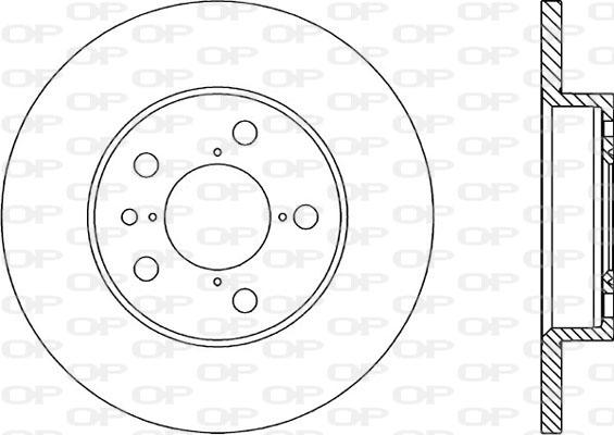 Open Parts BDR1662.10 - Kočioni disk www.molydon.hr