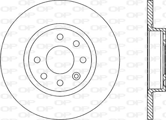 Open Parts BDR1606.10 - Kočioni disk www.molydon.hr