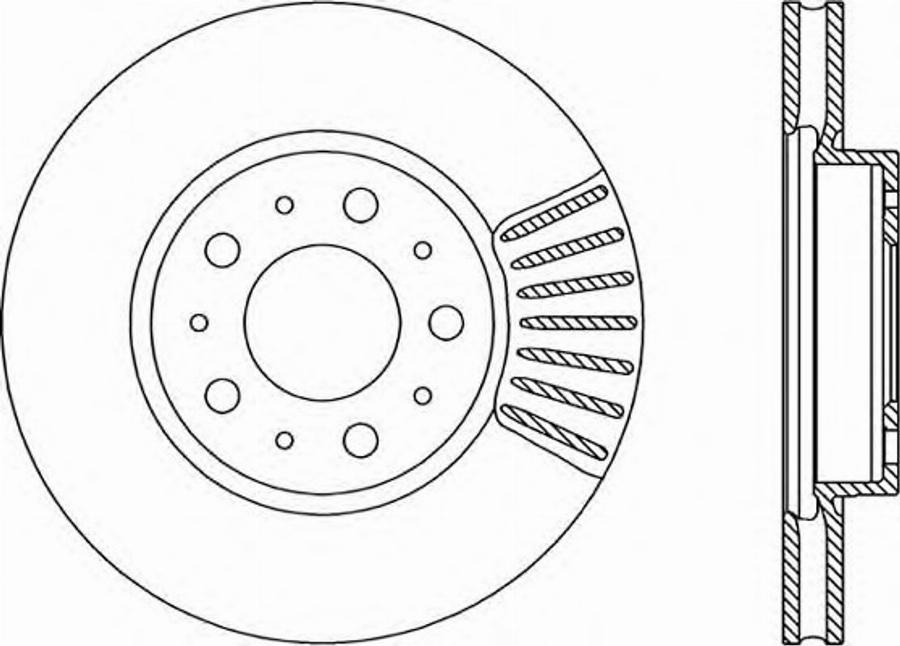 Open Parts BDR1614.20 - Kočioni disk www.molydon.hr