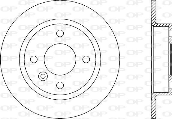 Open Parts BDR1610.10 - Kočioni disk www.molydon.hr