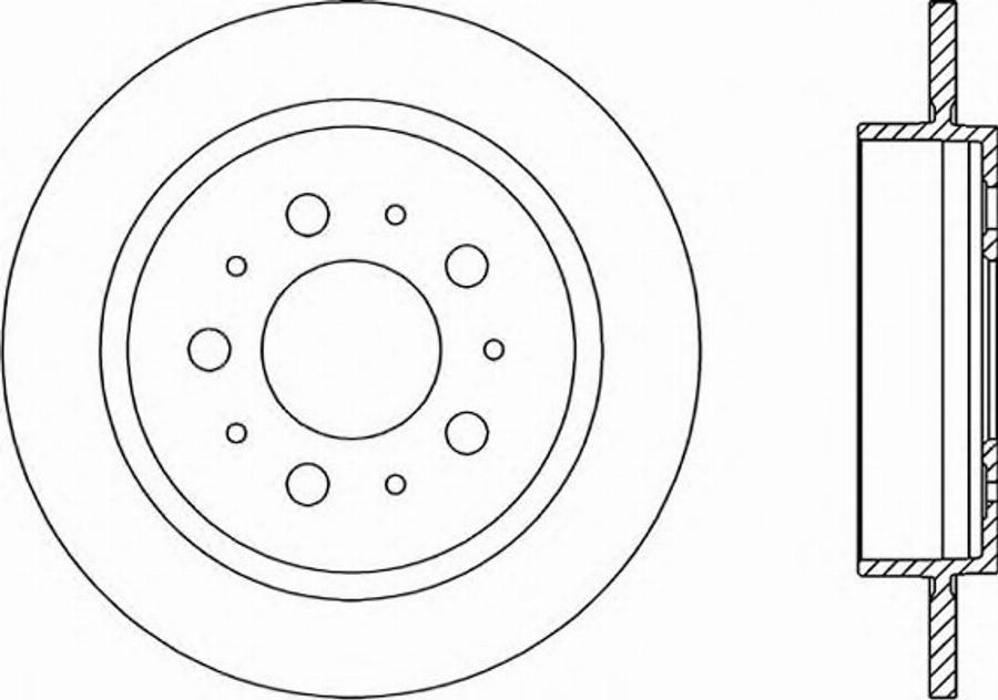 Open Parts BDR1612.10 - Kočioni disk www.molydon.hr