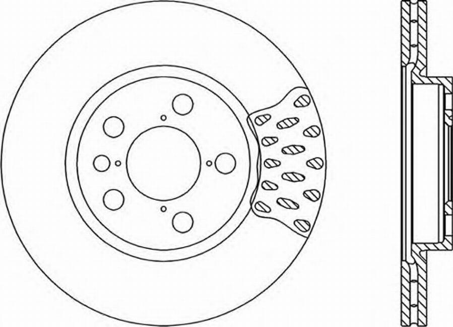 Open Parts BDR1674.20 - Kočioni disk www.molydon.hr