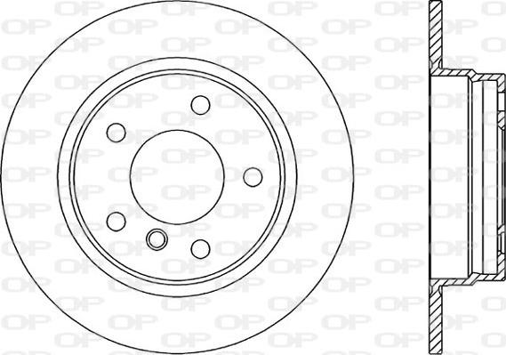 Open Parts BDR1094.10 - Kočioni disk www.molydon.hr