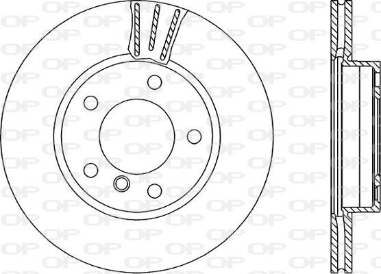 Open Parts BDR1093.20 - Kočioni disk www.molydon.hr