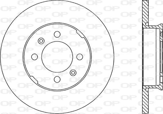 Open Parts BDR1049.10 - Kočioni disk www.molydon.hr