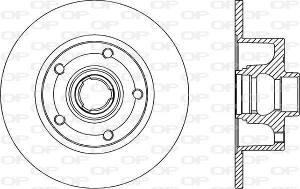 Open Parts BDR1044.10 - Kočioni disk www.molydon.hr