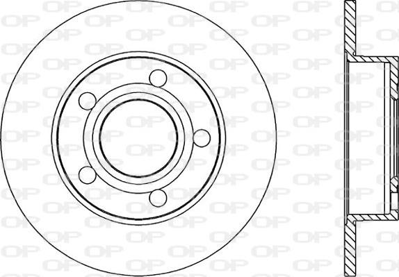 Open Parts BDR1045.10 - Kočioni disk www.molydon.hr