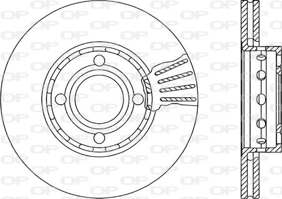 Open Parts BDR1040.20 - Kočioni disk www.molydon.hr