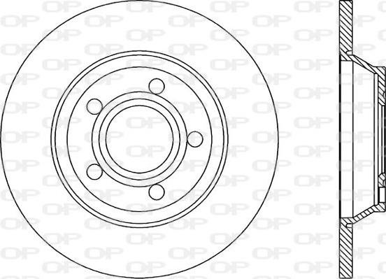 Open Parts BDR1042.10 - Kočioni disk www.molydon.hr