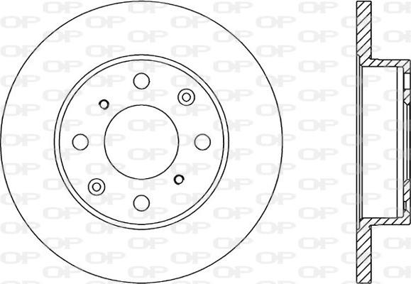 Open Parts BDR1050.10 - Kočioni disk www.molydon.hr