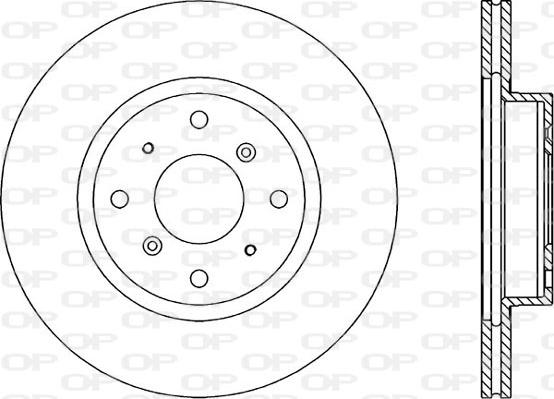 Open Parts BDR1052.20 - Kočioni disk www.molydon.hr