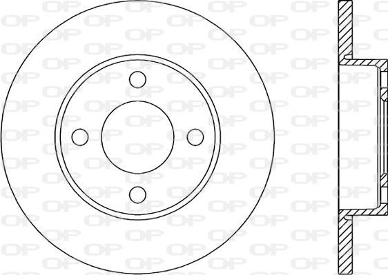 Open Parts BDR1019.10 - Kočioni disk www.molydon.hr