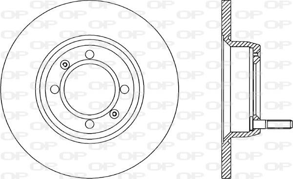 Open Parts BDR1011.10 - Kočioni disk www.molydon.hr