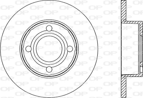 Open Parts BDR1035.10 - Kočioni disk www.molydon.hr