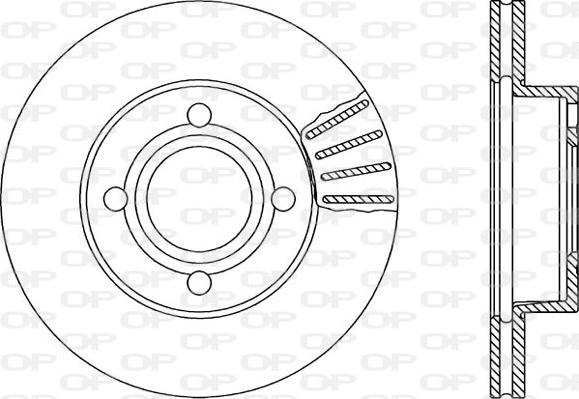 Open Parts BDR1032.20 - Kočioni disk www.molydon.hr