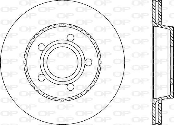 Open Parts BDR1029.20 - Kočioni disk www.molydon.hr