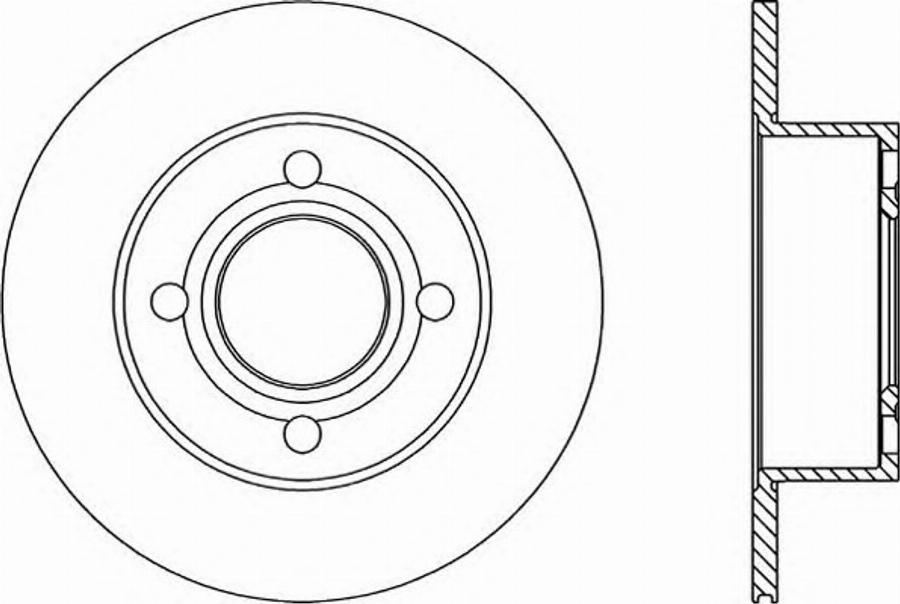 Open Parts BDR1025.10 - Kočioni disk www.molydon.hr