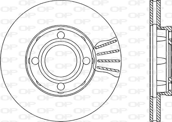 Open Parts BDR1020.20 - Kočioni disk www.molydon.hr