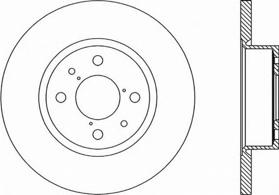 Open Parts BDR1148.10 - Kočioni disk www.molydon.hr