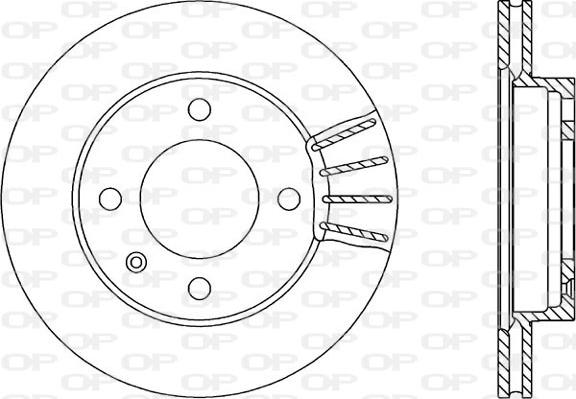 Open Parts BDR1158.20 - Kočioni disk www.molydon.hr