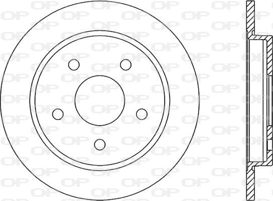 Open Parts BDR1164.10 - Kočioni disk www.molydon.hr