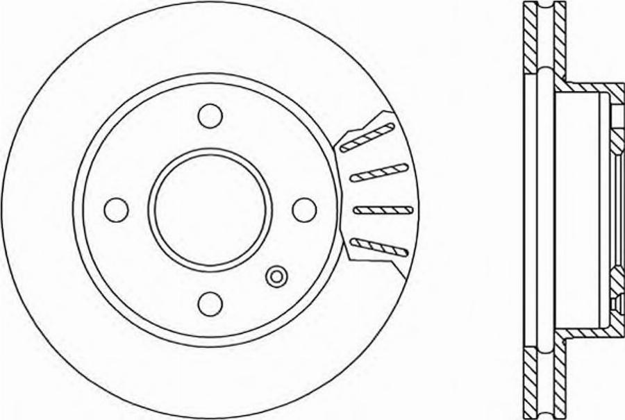 Open Parts BDR116720 - Kočioni disk www.molydon.hr