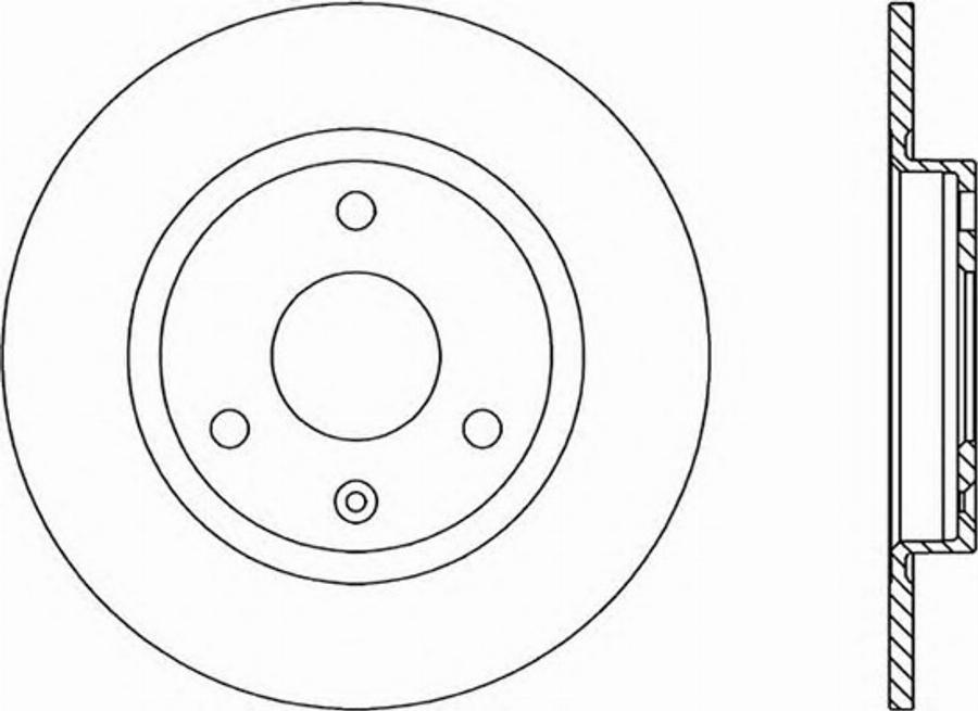 Open Parts BDR1105.10 - Kočioni disk www.molydon.hr