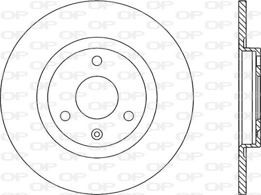 Open Parts BDR1108.10 - Kočioni disk www.molydon.hr