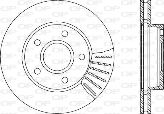 Open Parts BDR1189.20 - Kočioni disk www.molydon.hr