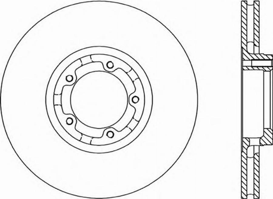 Open Parts BDR118320 - Kočioni disk www.molydon.hr