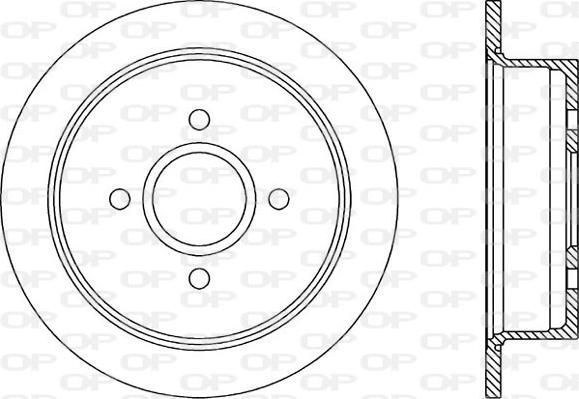 Open Parts BDR1187.10 - Kočioni disk www.molydon.hr